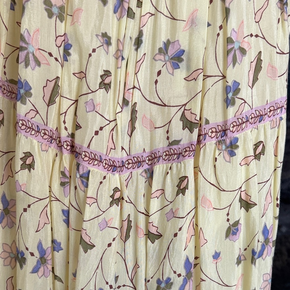 Omika Floral Yellow Maxi Dress - Picture 5 of 5